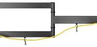 goobay TV-Wandhalterung Basic FULLMOTION (L) schwarz