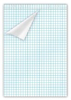 Flipchart-Papier kariert 67,5 x 98,0 cm, 20 Blatt, 5...