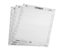 20 DURABLE Namensschilder mit Clip 9,0 x 6,0 cm