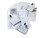 20 DURABLE Namensschilder mit Clip 9,0 x 6,0 cm