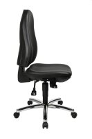 Topstar Bürostuhl Support® SY, 8559 D10 Kunstleder schwarz, Gestell chrom