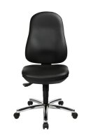 Topstar Bürostuhl Support® SY, 8559 D10 Kunstleder schwarz, Gestell chrom