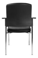 Topstar Besucherstühle BtoB 10 BB190A D10 schwarz Kunstleder, 2 St.