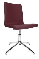 Topstar Besucherstuhl Cube EA290 L57 bordeaux Stoff, 1 St.