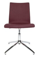 Topstar Besucherstuhl Cube EA290 L57 bordeaux Stoff, 1 St.