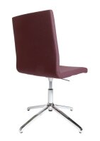 Topstar Besucherstuhl Cube EA290 L57 bordeaux Stoff, 1 St.