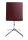 Topstar Besucherstuhl Cube EA290 L57 bordeaux Stoff, 1 St.