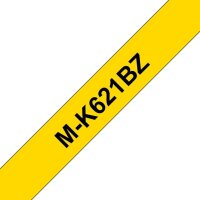 brother Schriftband M-K M-K621 MK621BZ, 9 mm, schwarz auf gelb, 1 St.