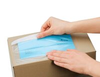 docuFIX® CLASSIC Lieferscheintaschen plus Kunststoff DIN lang 250 St.