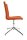 Topstar Besucherstuhl Cube EA290 L54 orange Stoff, 1 St.