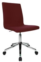 Topstar Besucherstuhl Cube EA390 L57 bordeaux Stoff, 1 St.