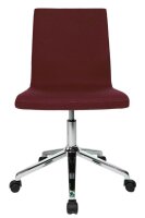 Topstar Besucherstuhl Cube EA390 L57 bordeaux Stoff, 1 St.