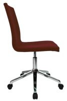Topstar Besucherstuhl Cube EA390 L57 bordeaux Stoff, 1 St.