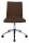 Topstar Besucherstuhl Cube EA390 L59 braun Stoff, 1 St.