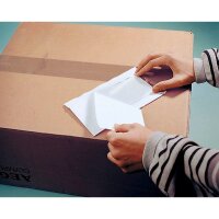 docuFIX® CLASSIC Lieferscheintaschen plus Kunststoff DIN lang 250 St.