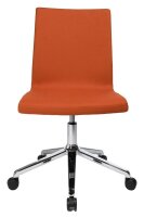 Topstar Besucherstuhl Cube EA390 L54 orange Stoff, 1 St.