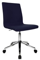 Topstar Besucherstuhl Cube EA390 L58 dunkelblau Stoff, 1 St.