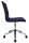 Topstar Besucherstuhl Cube EA390 L58 dunkelblau Stoff, 1 St.