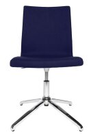 Topstar Besucherstuhl Cube EA290 L58 dunkelblau Stoff, 1 St.