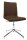 Topstar Besucherstuhl Cube EA290 L59 braun Stoff, 1 St.