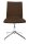 Topstar Besucherstuhl Cube EA290 L59 braun Stoff, 1 St.