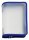FolderSys Reißverschlussbeutel DIN A5 transparent/blau 0,5 mm, 1 St.