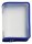 FolderSys Reißverschlussbeutel DIN A5 transparent/blau 0,5 mm, 1 St.