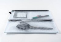 FolderSys Reißverschlussbeutel DIN A4 transparent/schwarz 0,15 mm, 1 St.