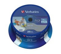 verbatim Blu-ray BD-R 25 GB bedruckbar, 25 St.