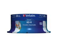verbatim Blu-ray BD-R 25 GB bedruckbar, 25 St.