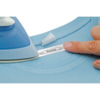 DYMO Textil-Schriftband LetraTag 18768 S0718850, 12 mm, schwarz auf weiß, 1 St.