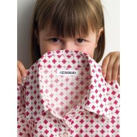 DYMO Textil-Schriftband LetraTag 18768 S0718850, 12 mm, schwarz auf weiß, 1 St.