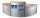 Kerkmann Anbautheke Genua gebogen, buche, silber 118,0 x 70,0 x 115,0 cm