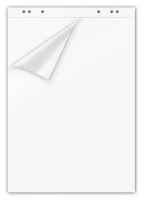 Flipchart-Papier blanko 67,5 x 98,0 cm, 20 Blatt, 5...