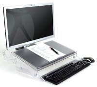 BAKKER ELKHUIZEN Konzepthalter FlexDesk 640 transparent