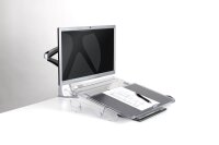 BAKKER ELKHUIZEN Konzepthalter FlexDesk 640 transparent