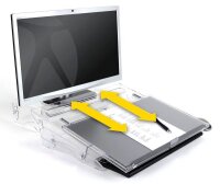 BAKKER ELKHUIZEN Konzepthalter FlexDesk 640 transparent