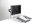 BAKKER ELKHUIZEN Konzepthalter FlexDesk 640 transparent