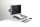 BAKKER ELKHUIZEN Konzepthalter FlexDesk 640 transparent