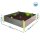 Simonrack Hochbeet SIMONGARDEN URBAN Metall grün, silber rechteckig 120,0 x 120,0 x 41,0 cm, 1 St.