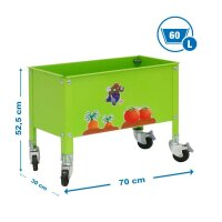Simonrack Hochbeet SIMONGARDEN URBAN Metall grün...