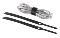 LABEL THE CABLE Klettkabelbinder BASIC STRAPS schwarz 17,0 cm x 1,4 cm, 10 St.