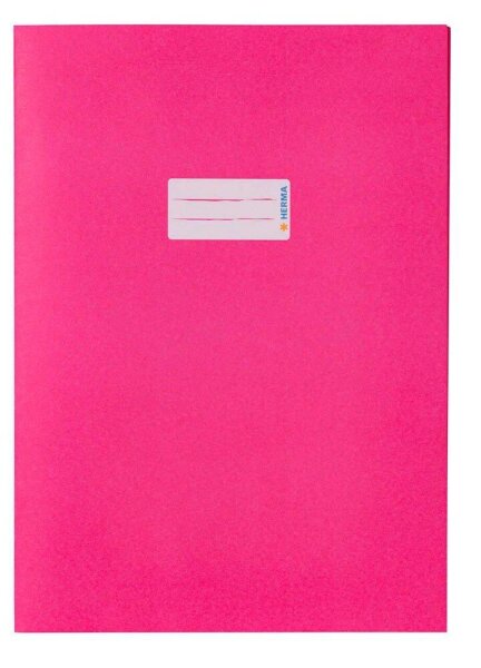 HERMA Heftumschlag glatt pink Papier DIN A4