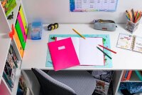 HERMA Heftumschlag glatt pink Papier DIN A4