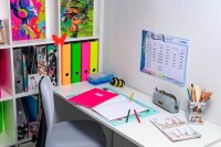 HERMA Heftumschlag glatt pink Papier DIN A4