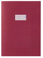 HERMA Heftumschlag glatt weinrot Papier DIN A4