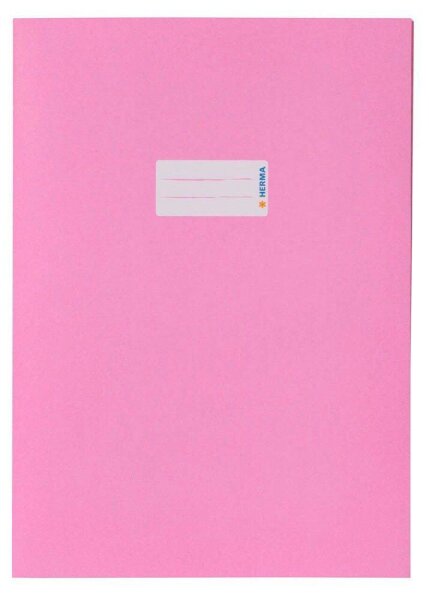 HERMA Heftumschlag glatt rosa Papier DIN A4