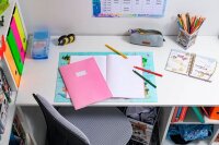 HERMA Heftumschlag glatt rosa Papier DIN A4