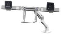 ergotron Monitor-Halterung HX Dual 45-476-216 weiß für 2 Monitore, Tischklemme, Tischbohrung