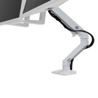 ergotron Monitor-Halterung HX Dual 45-476-216 weiß für 2 Monitore, Tischklemme, Tischbohrung